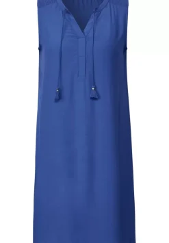 Crepekleid In Unifarbe