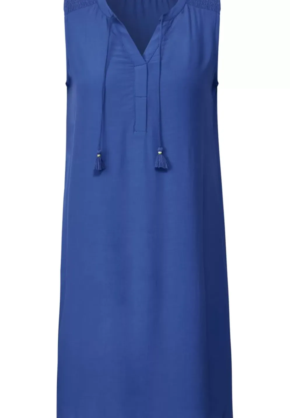 Crepekleid In Unifarbe
