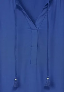 Crepekleid In Unifarbe