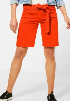Denim-Bermuda Im Colour-Look