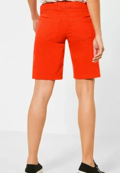 Denim-Bermuda Im Colour-Look