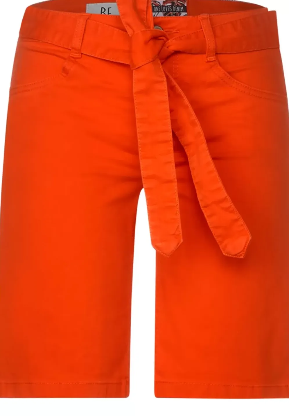 Denim-Bermuda Im Colour-Look