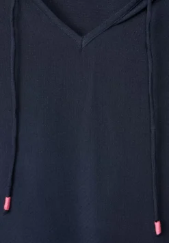 Dobby Bluse Mit 3/4 Armel