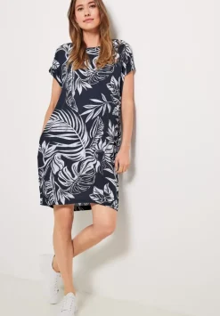 Dobby Print Kleid