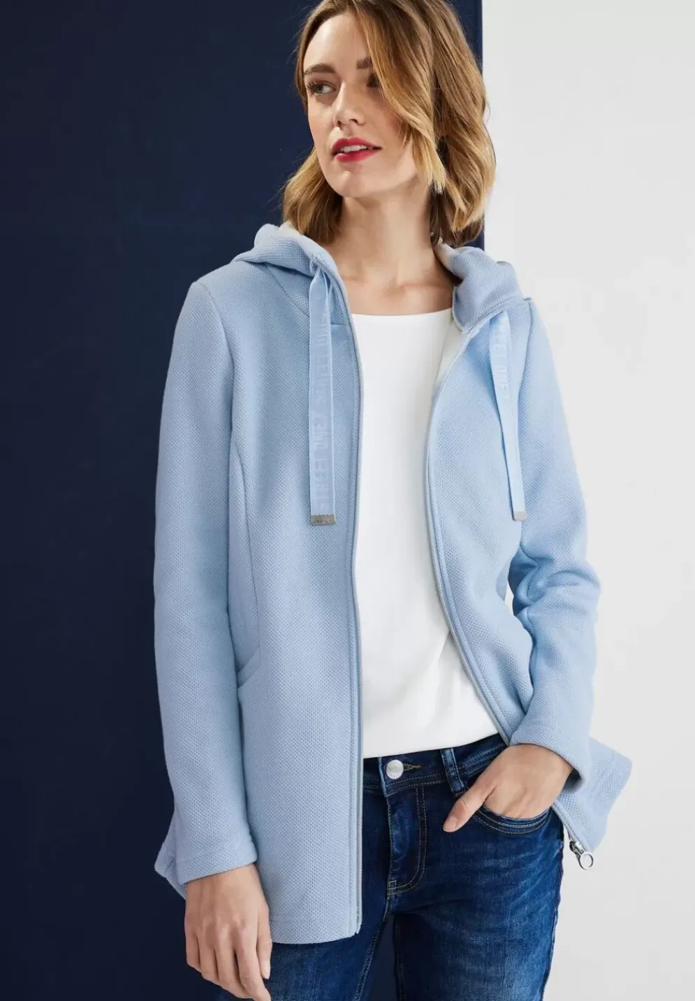 Doubleface Sweatjacke