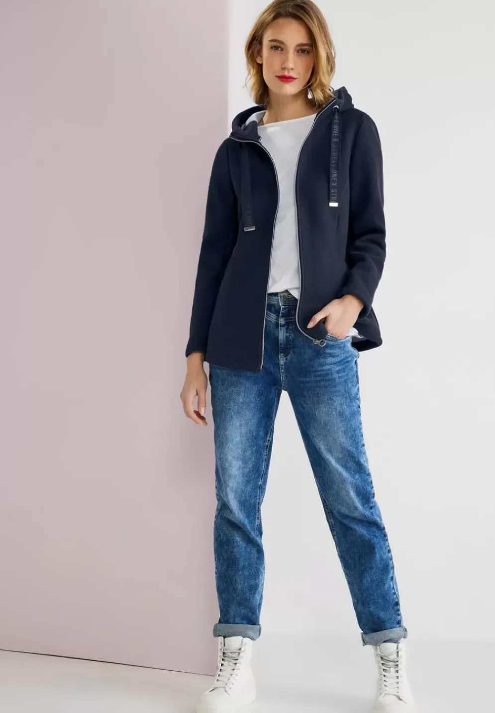 Doubleface Sweatjacke