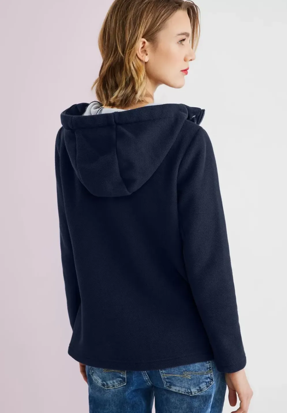 Doubleface Sweatjacke