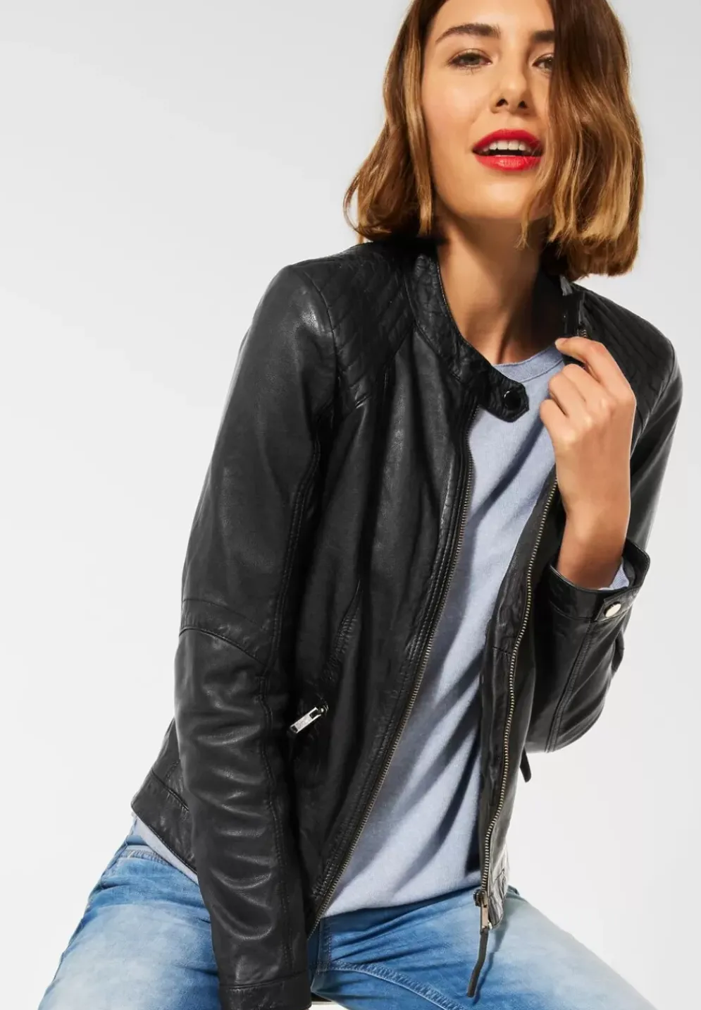 Echtleder Jacke