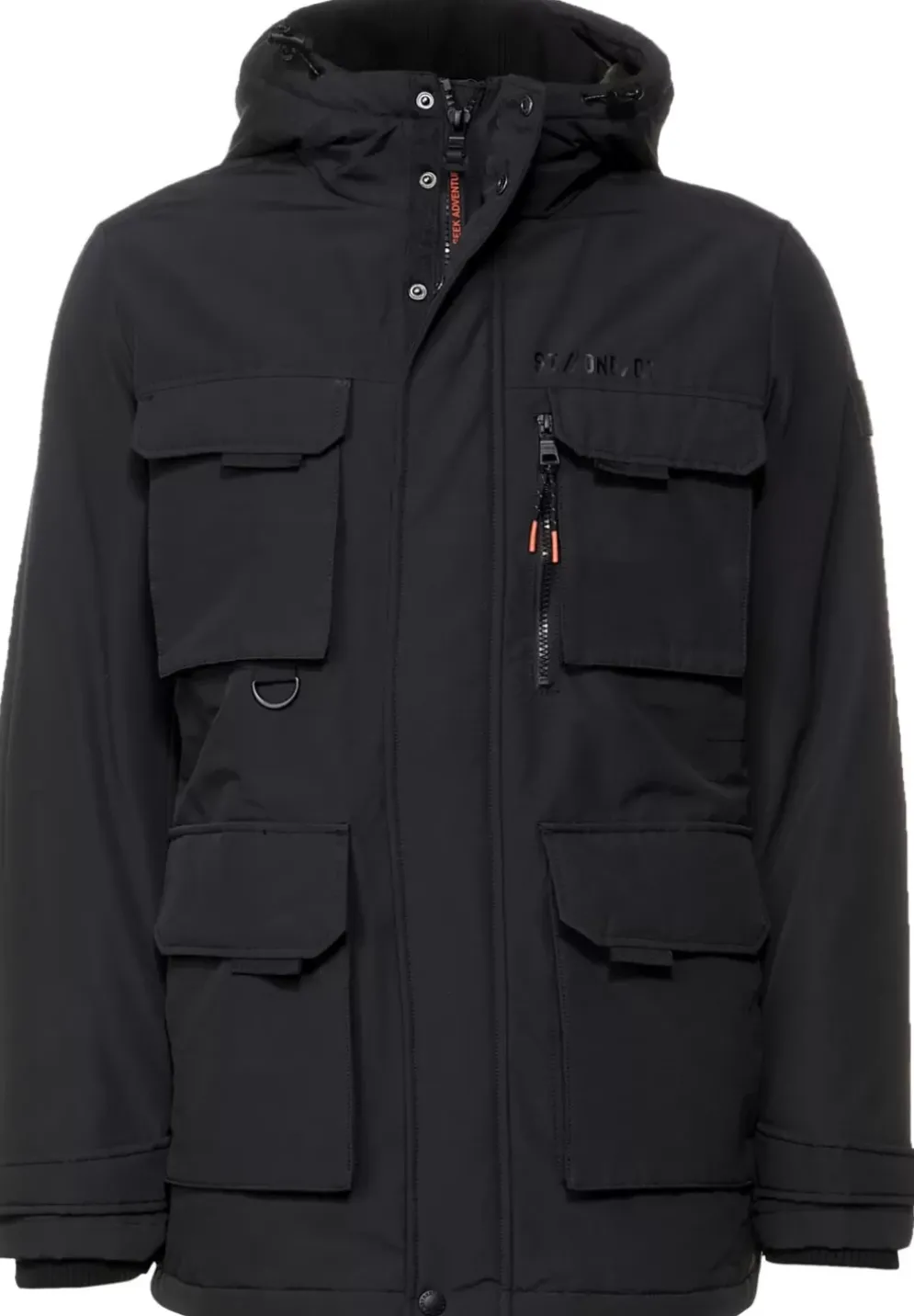Field Jacke Mit Kapuze