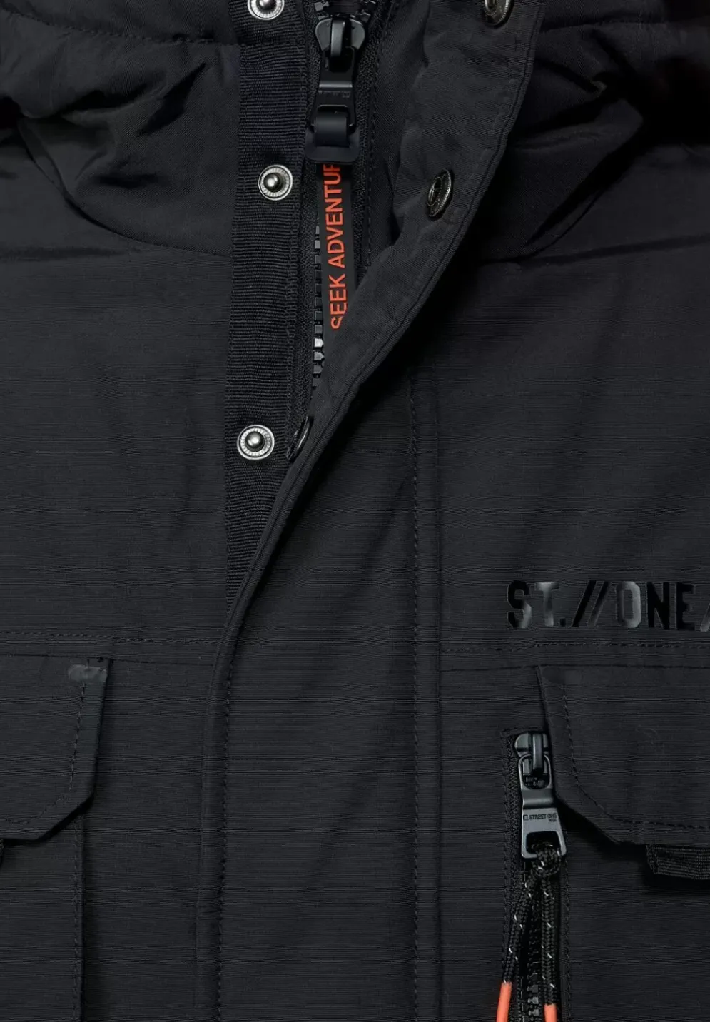 Field Jacke Mit Kapuze