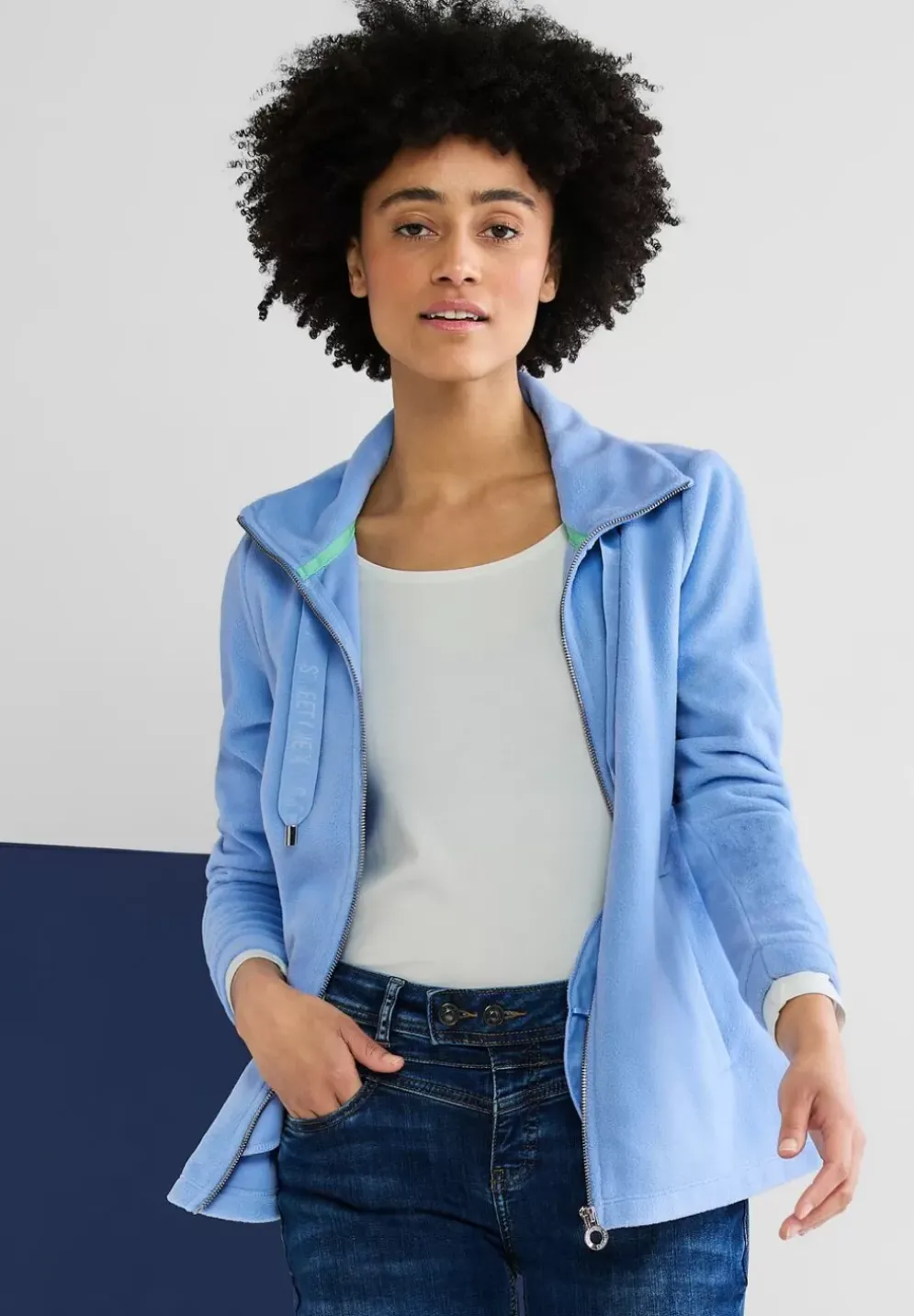 Fleecejacke Mit Zipper