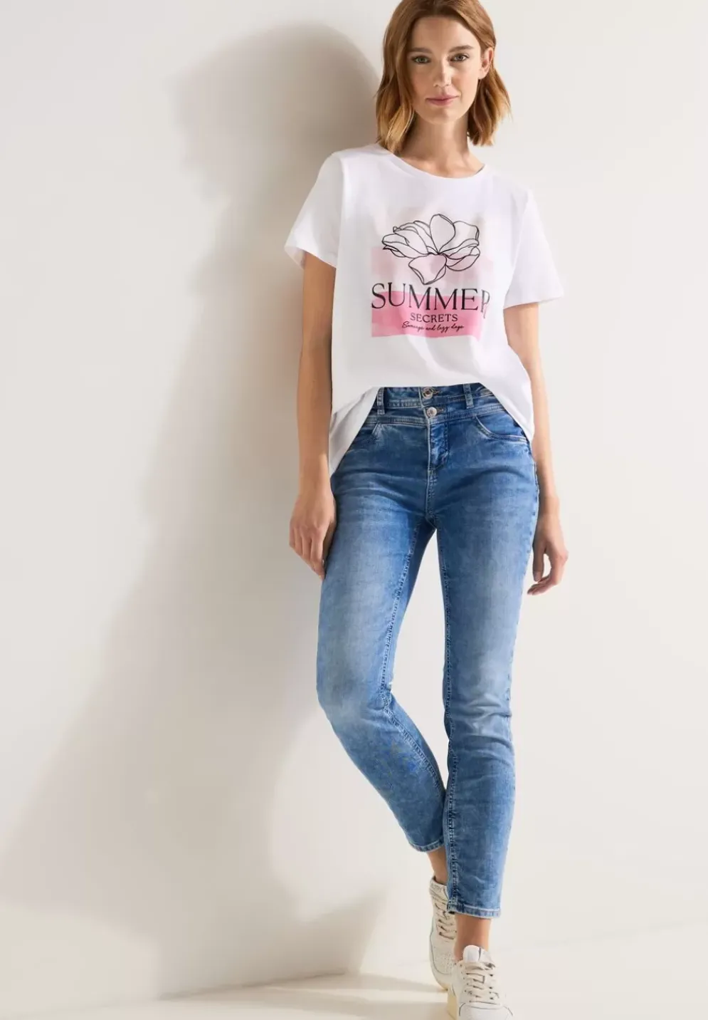Flower Partprint Shirt