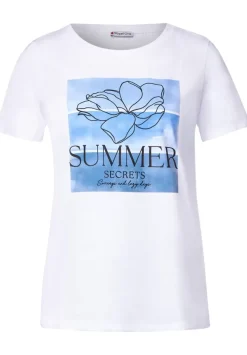Flower Partprint Shirt