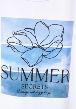 Flower Partprint Shirt