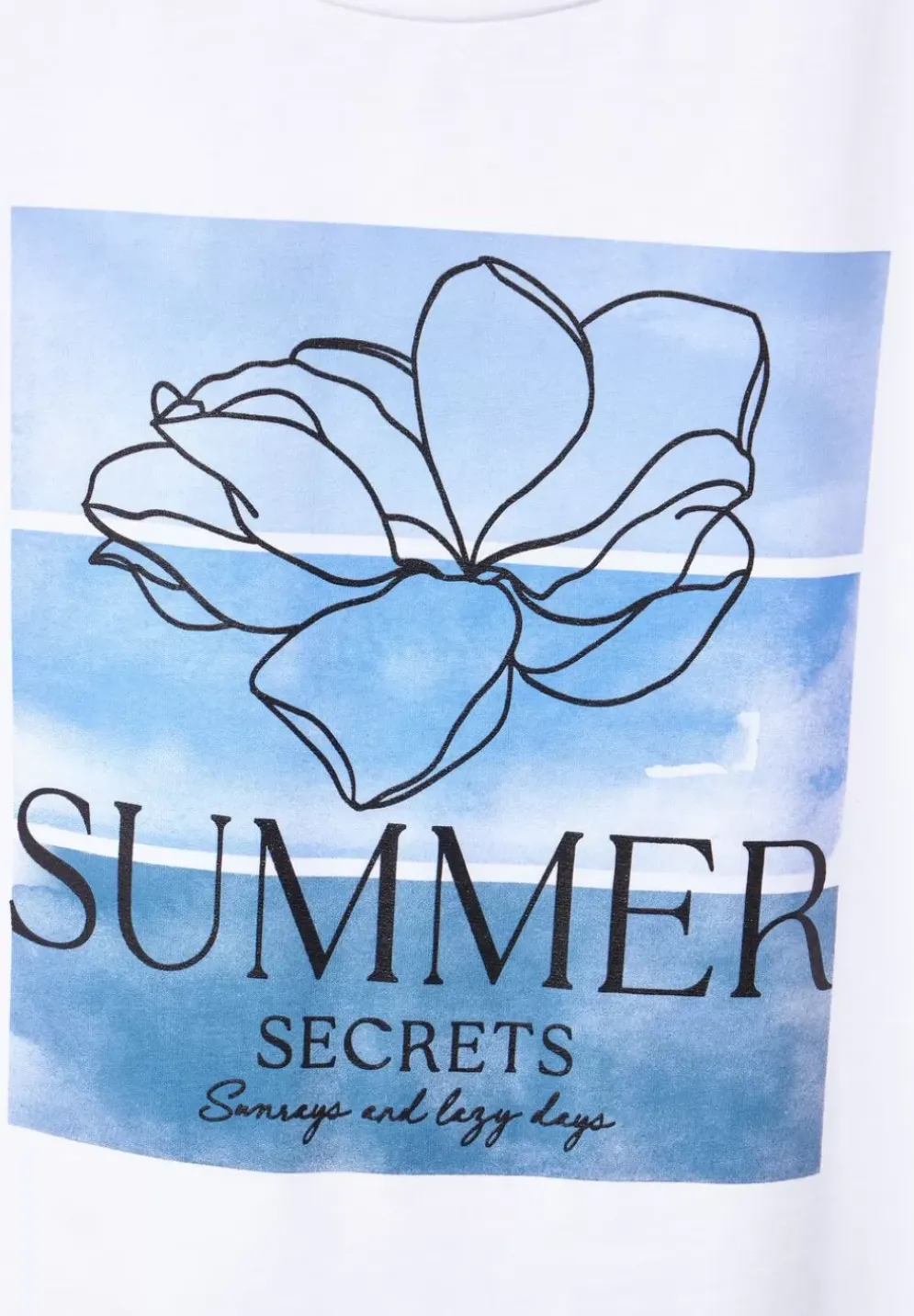 Flower Partprint Shirt