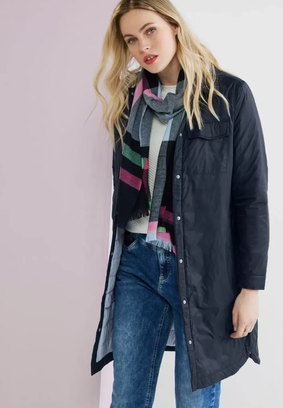 Gefuttertes Overshirt