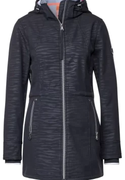Gemusterte Softshelljacke