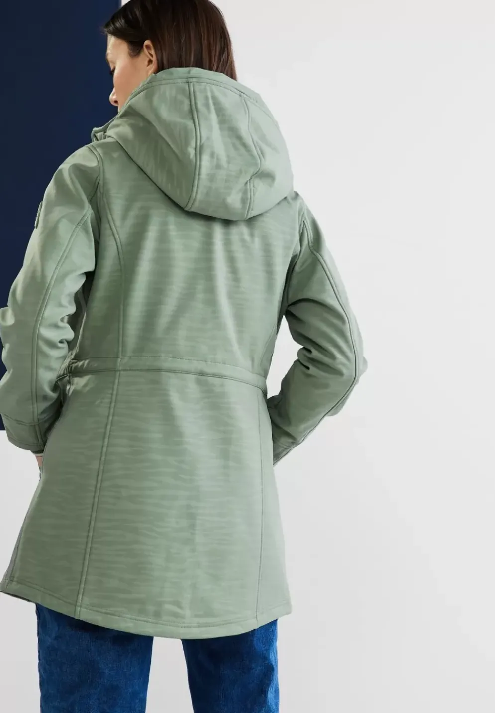 Gemusterte Softshelljacke