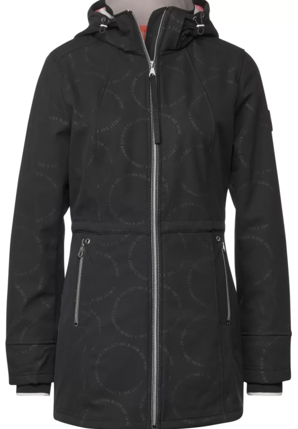 Gemusterte Softshelljacke
