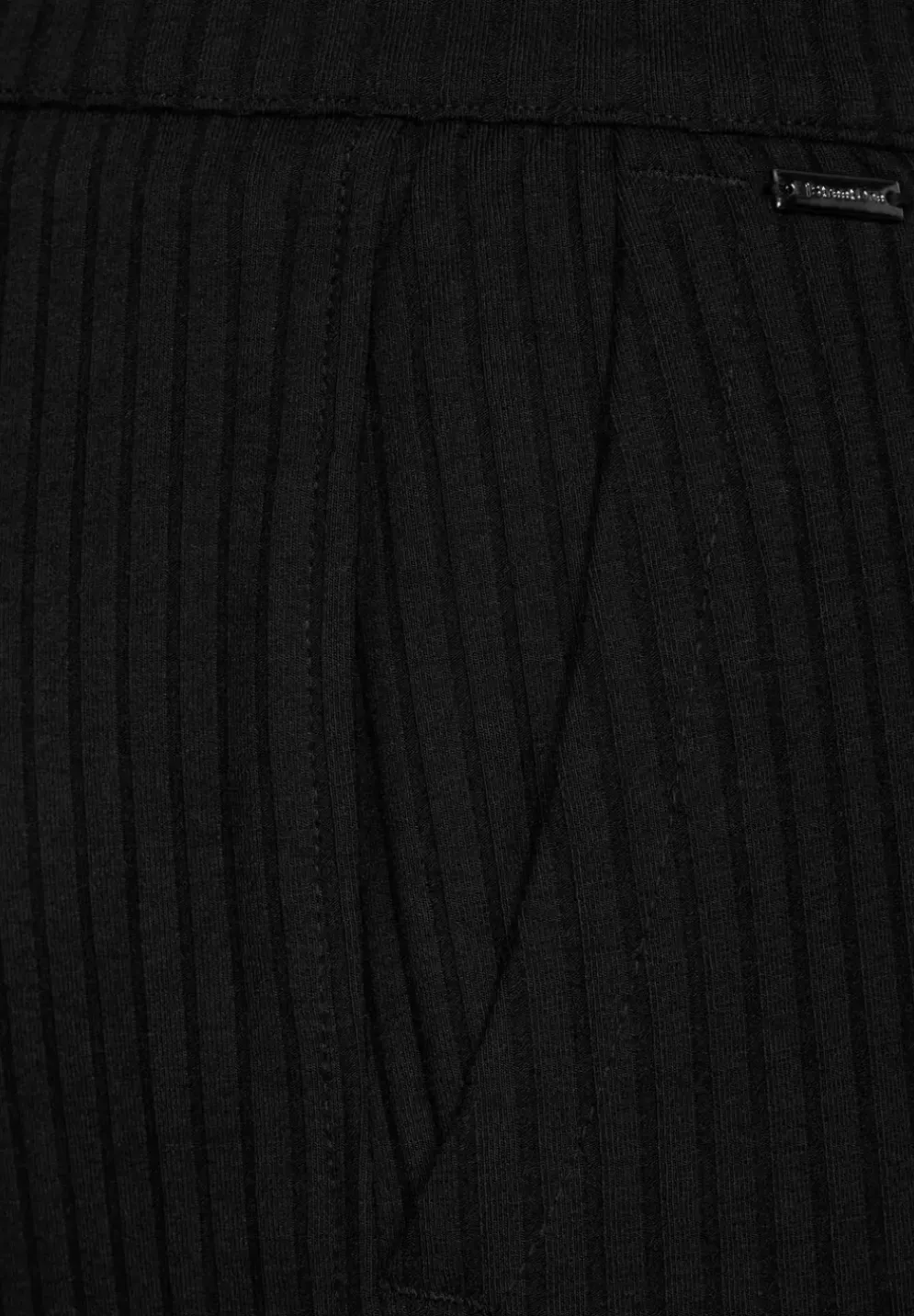 Gerippte Loose Fit Hose