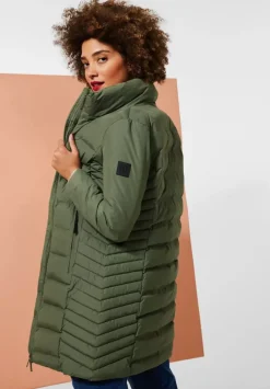 Gesteppte Longjacke