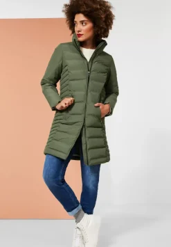 Gesteppte Longjacke