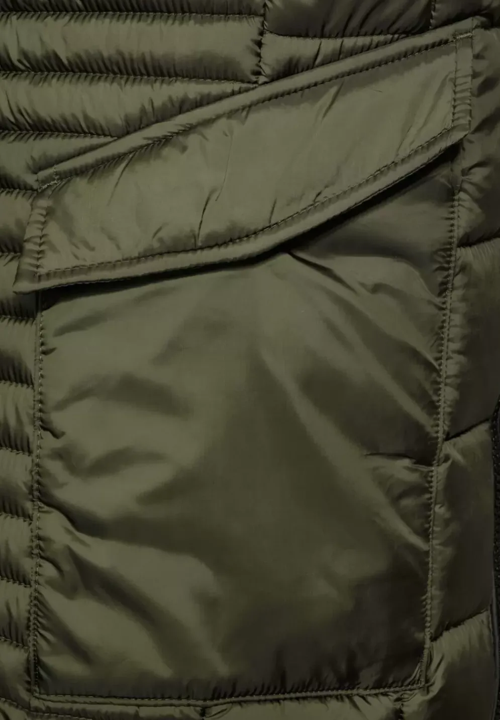 Gesteppter Mantel Mit Zipper