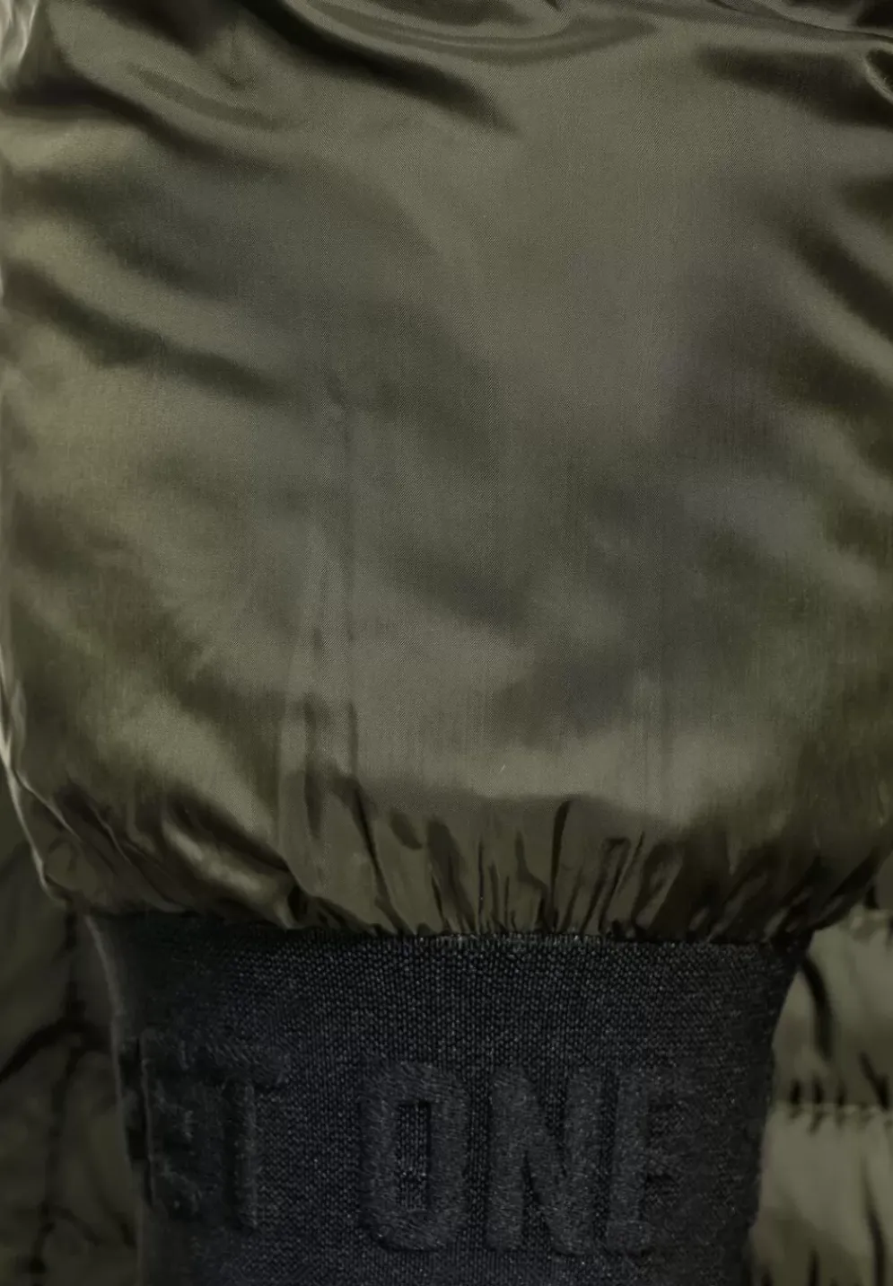 Gesteppter Mantel Mit Zipper