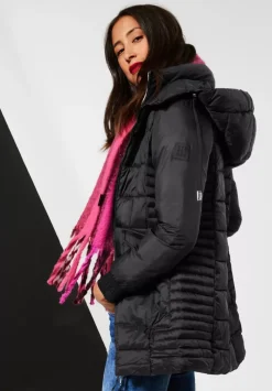 Gesteppter Mantel Mit Zipper