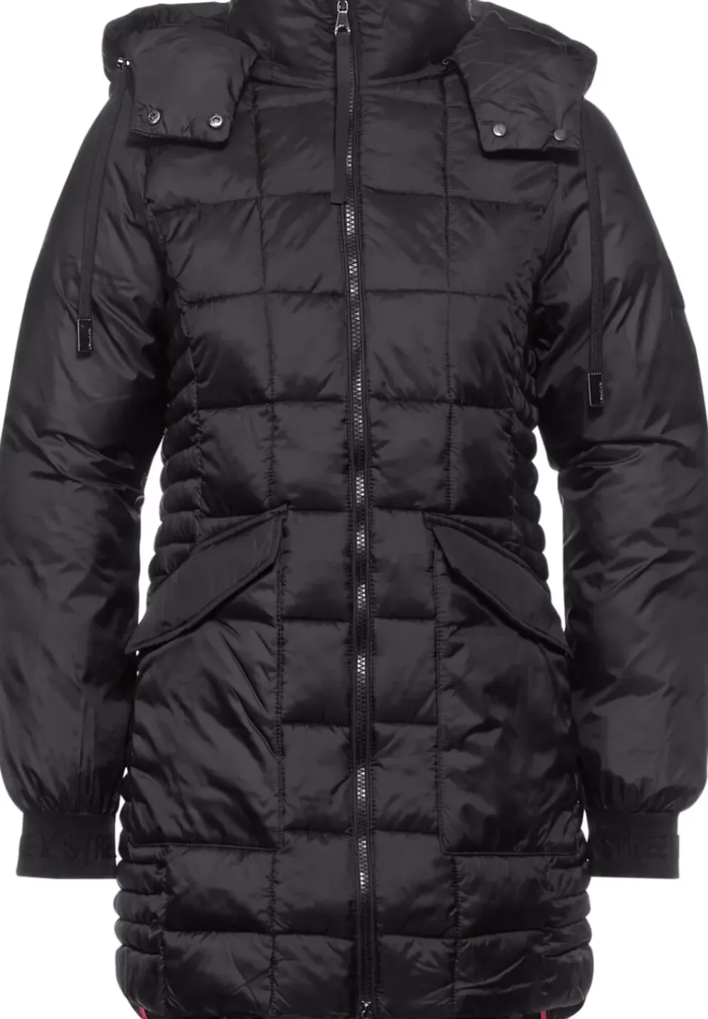 Gesteppter Mantel Mit Zipper