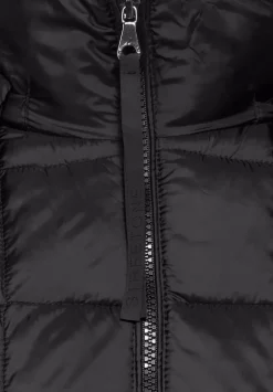Gesteppter Mantel Mit Zipper