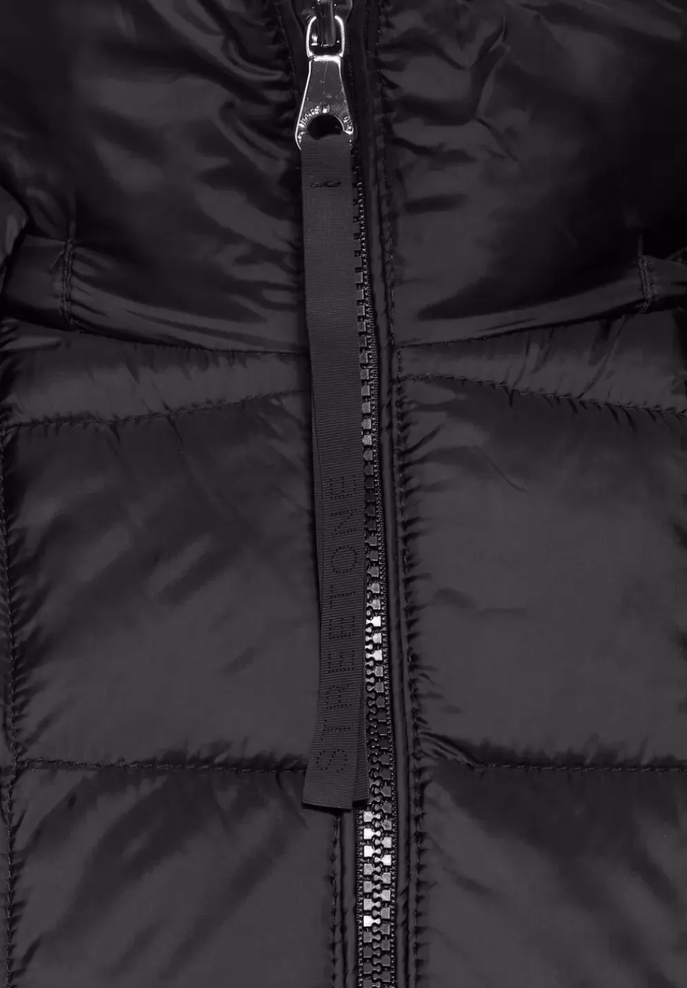 Gesteppter Mantel Mit Zipper