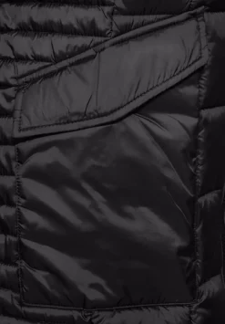 Gesteppter Mantel Mit Zipper