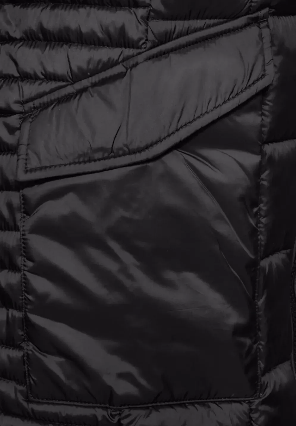 Gesteppter Mantel Mit Zipper