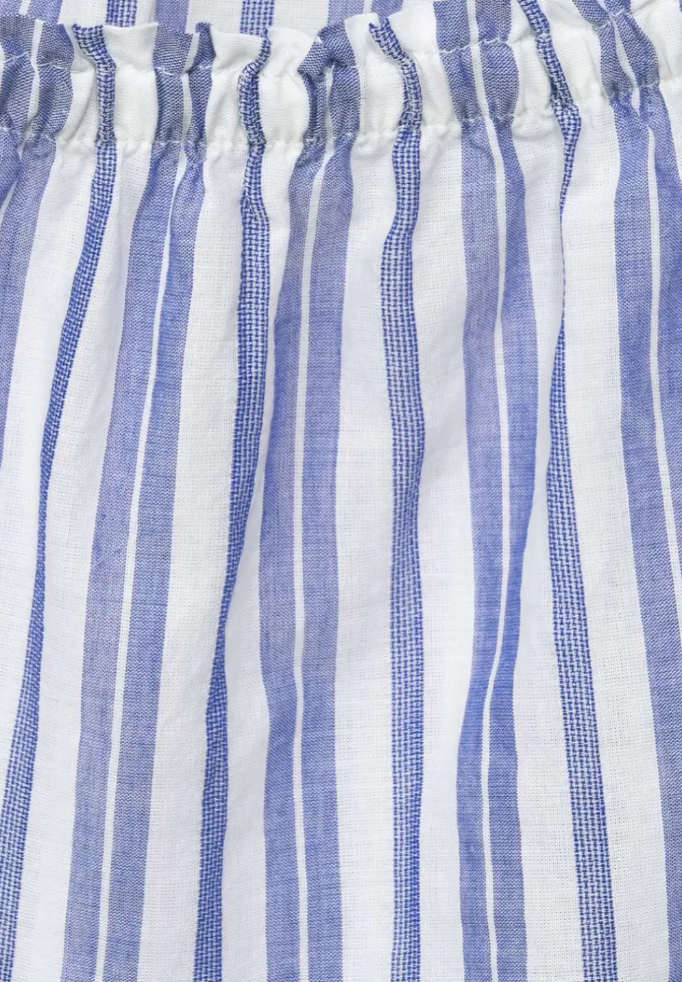 Gestreifte Carmenbluse