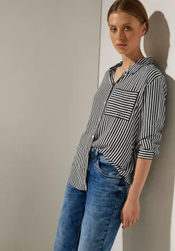 Gestreifte Hemdbluse
