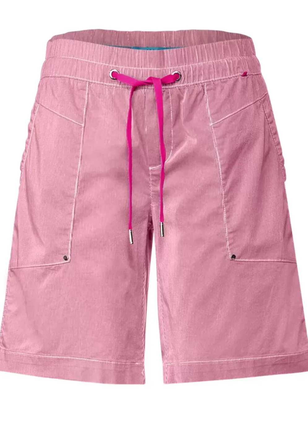 Gestreifte Loose Fit Bermuda