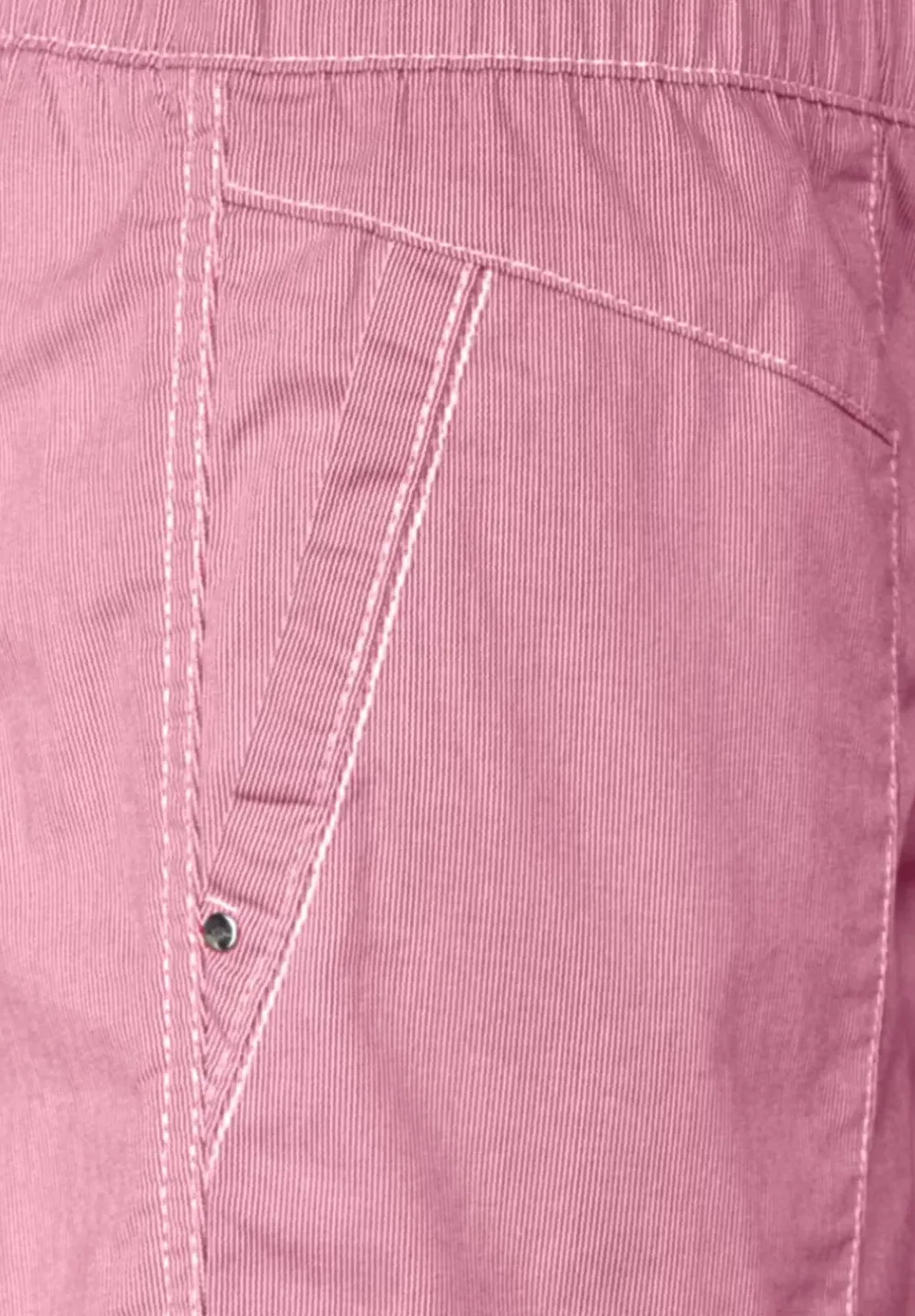 Gestreifte Loose Fit Bermuda