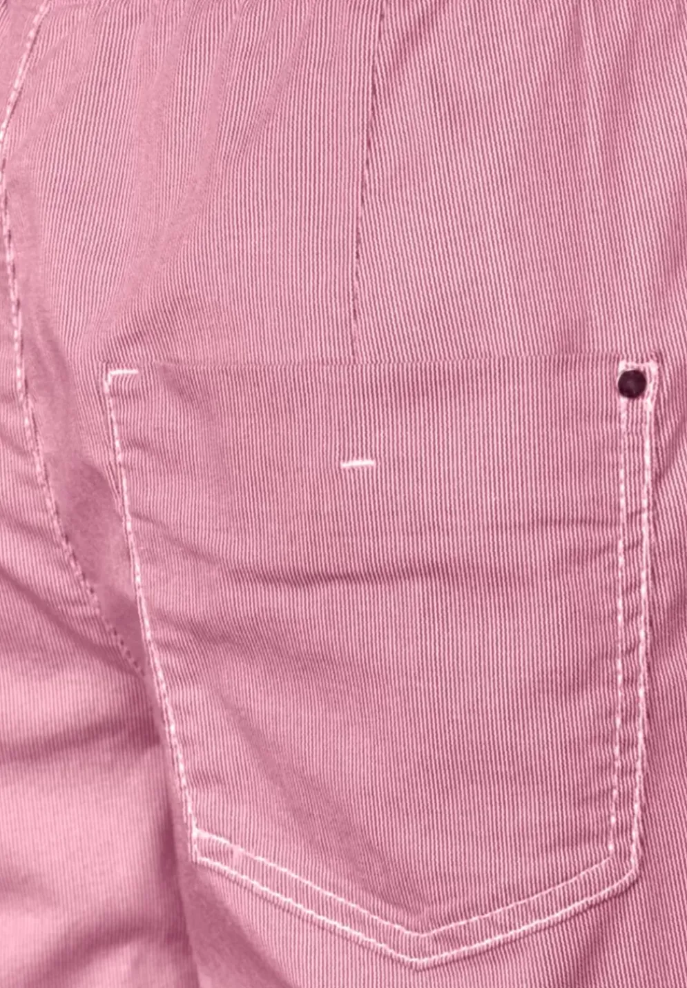 Gestreifte Loose Fit Bermuda