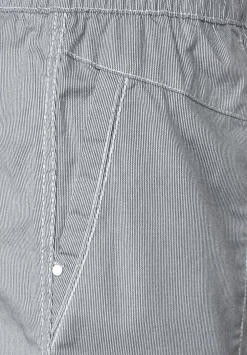 Gestreifte Loose Fit Bermuda