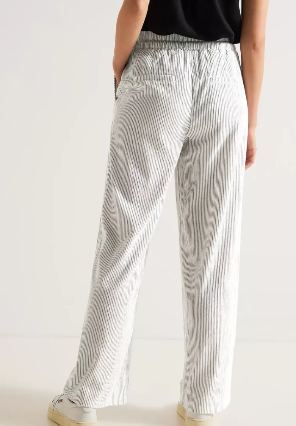 Gestreifte Loose Fit Hose