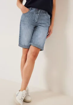 Gestreifte Loose Fit Shorts