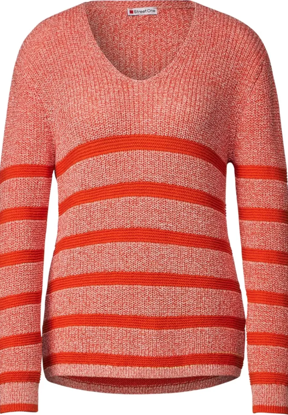 Gestreifter Strickpullover