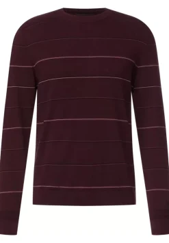 Gestreifter Strickpullover