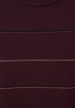 Gestreifter Strickpullover
