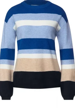 Gestreifter Strickpullover
