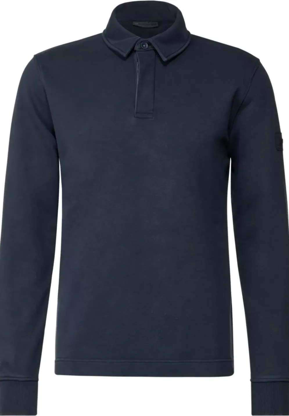 Gewaschenes Polo Sweatshirt