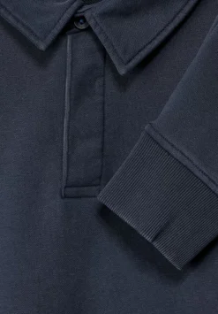 Gewaschenes Polo Sweatshirt