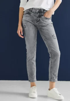 Graue Casual Fit Jeans