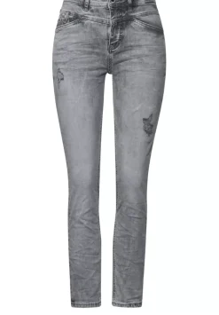 Graue Casual Fit Jeans